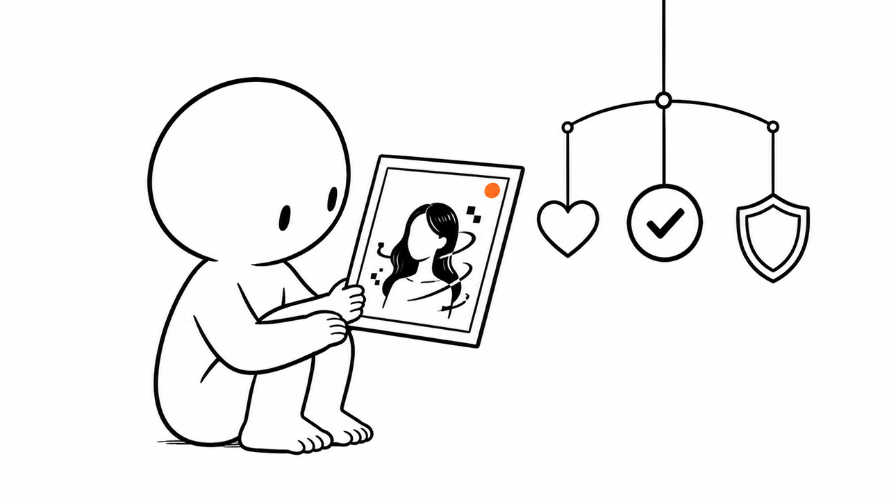 乌东面 Hello 插画：密歇根州立大学研究：消费者知道虚拟影响者由 AI 生成，仍可能受信任与关系感影响
